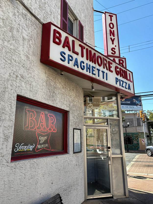 Tony's Baltimore Grill, Atlantic City. Photo by William Patrick Tandy.